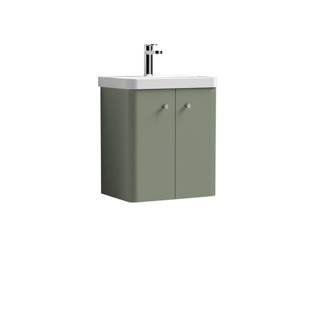 Core Wall Hung 2 Door Vanity With Ceramic Basin 500mm - Mersey Bathrooms Ltd