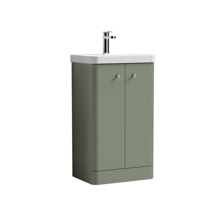 Core Floor Standing 2 Door Vanity With Ceramic Basin 500mm - Mersey Bathrooms Ltd