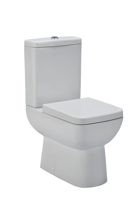 Ambrose Compact Semi Flush to Wall WC - Mersey Bathrooms Ltd