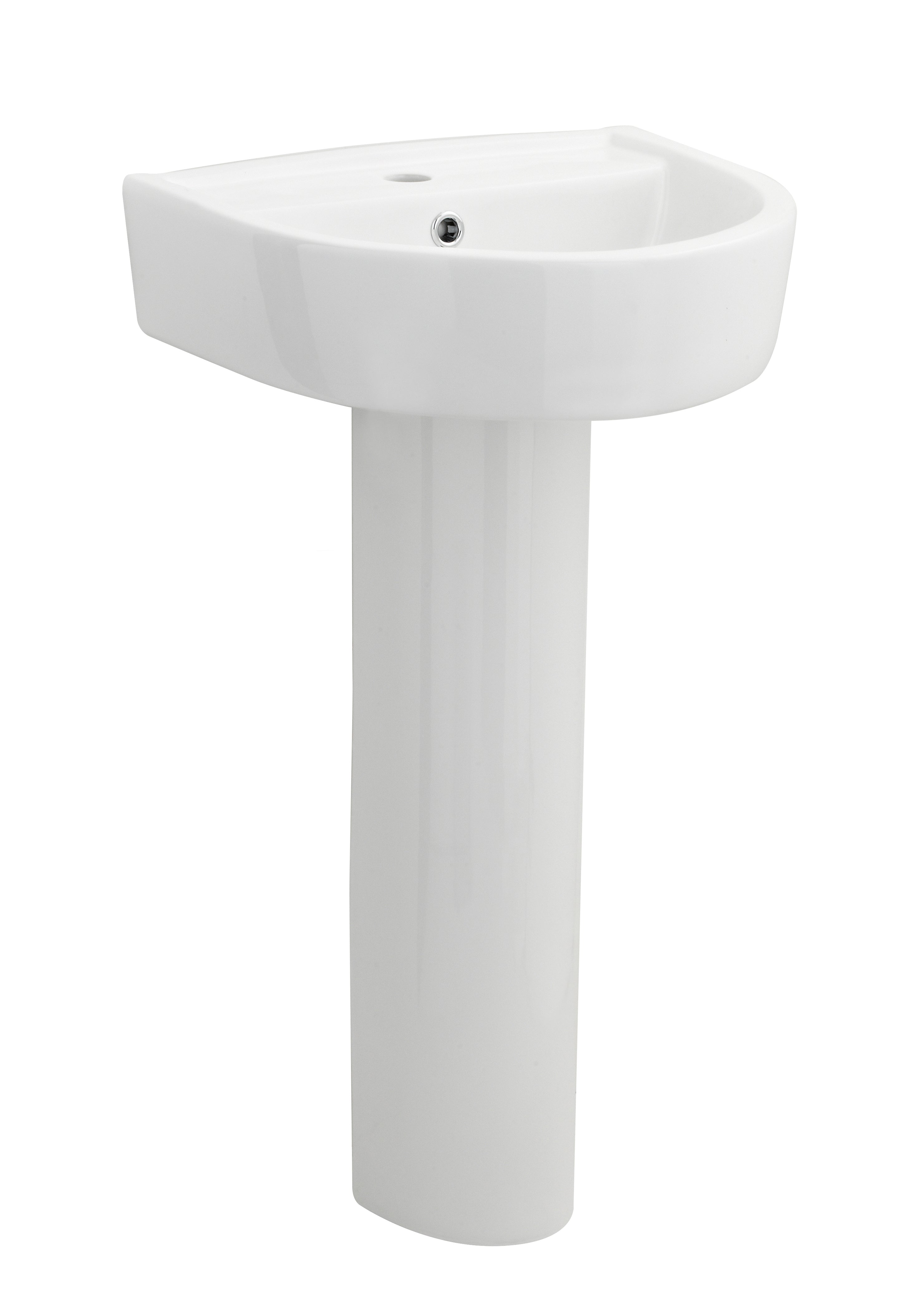 Provost 420mm Basin & Pedestal - Mersey Bathrooms Ltd