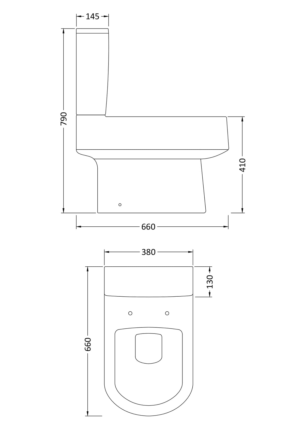 Ambrose Semi Flush to Wall WC - Mersey Bathrooms Ltd