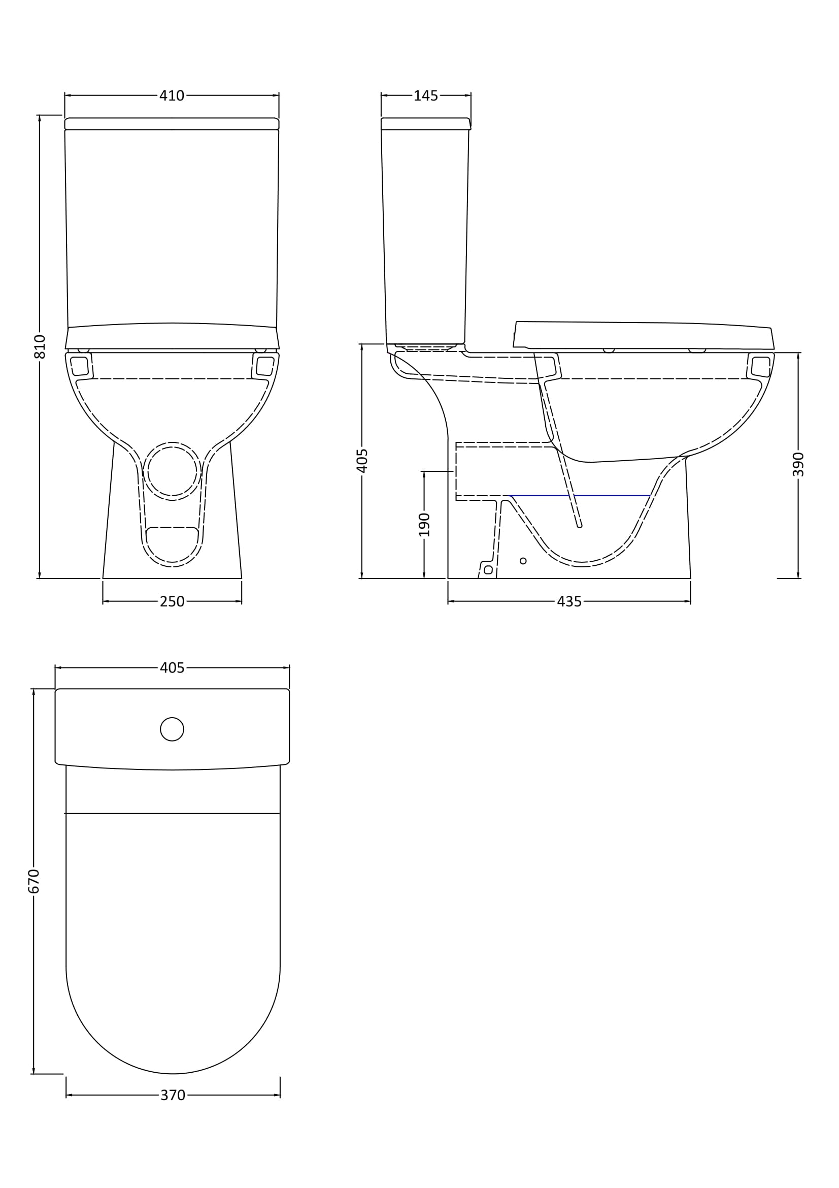 Asselby Close Coupled WC - Mersey Bathrooms Ltd