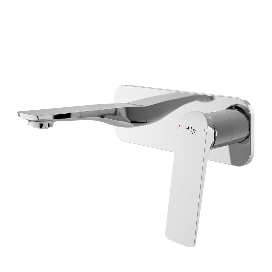 HR Drift Wall Plated Single Lever Basin Mixer