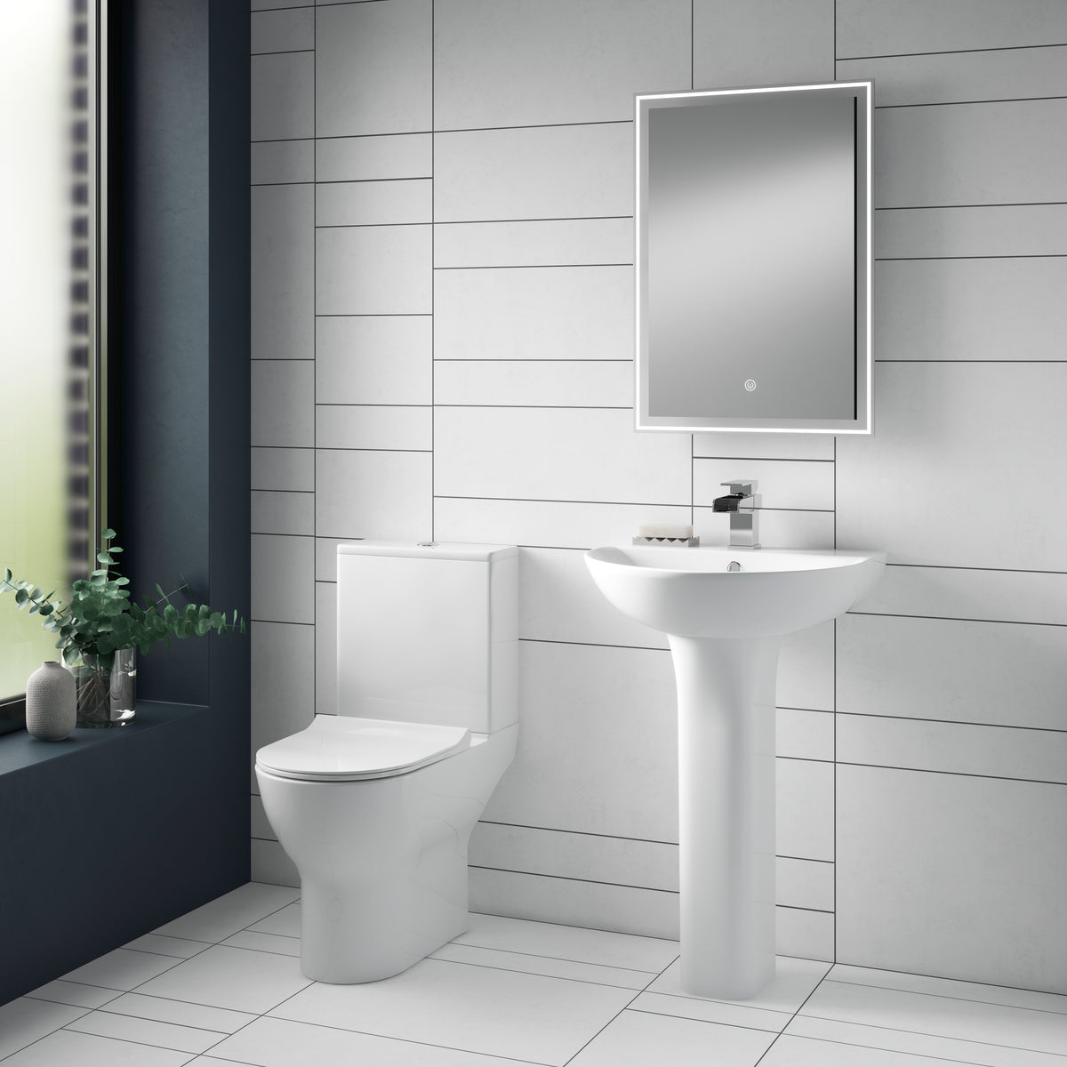 Freya Pan, Cistern & Seat - Mersey Bathrooms Ltd