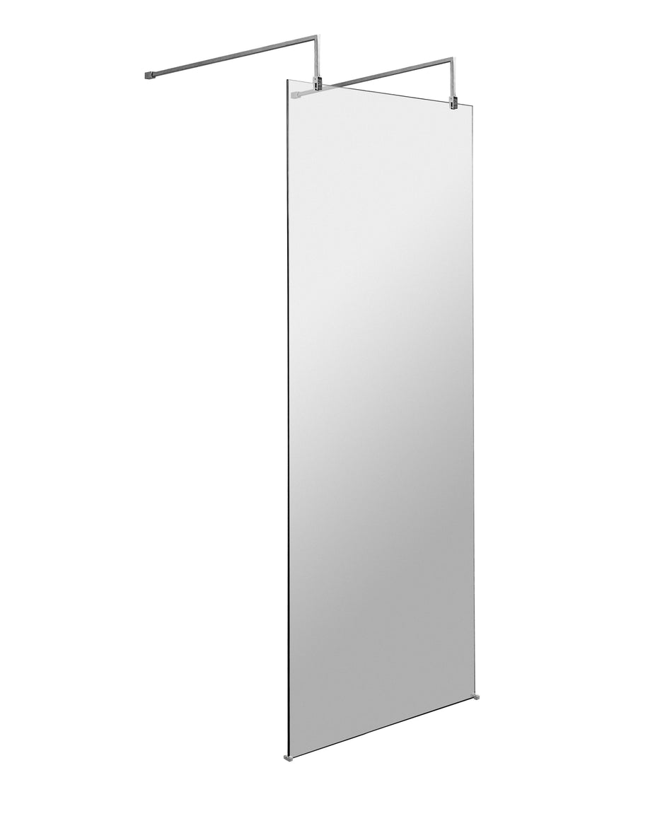 HR Wetroom Screen With Arms and Feet