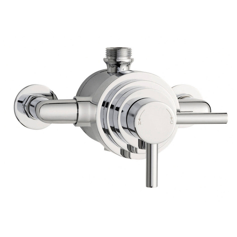 HR Tec Dual Exposed Thermostatic Shower Valve