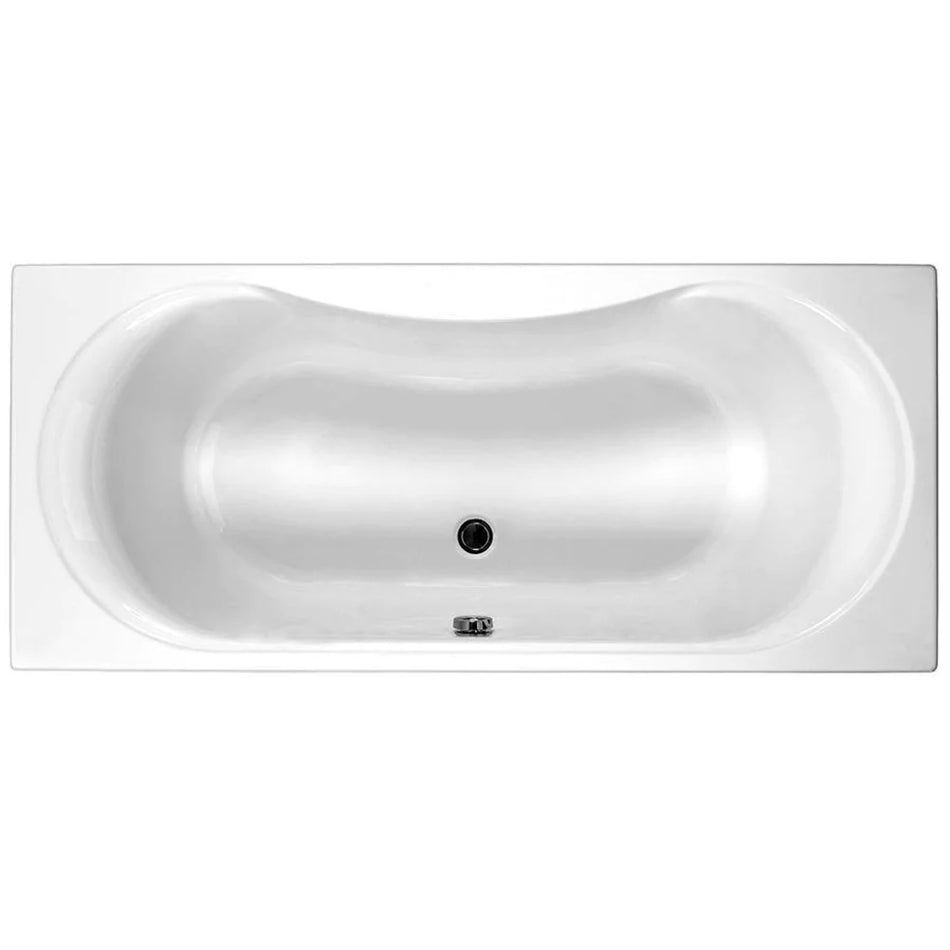 Kartell Ark Duo Double Ended Rectangular Bath with Legs 1700mm x 750mm - Acrylic