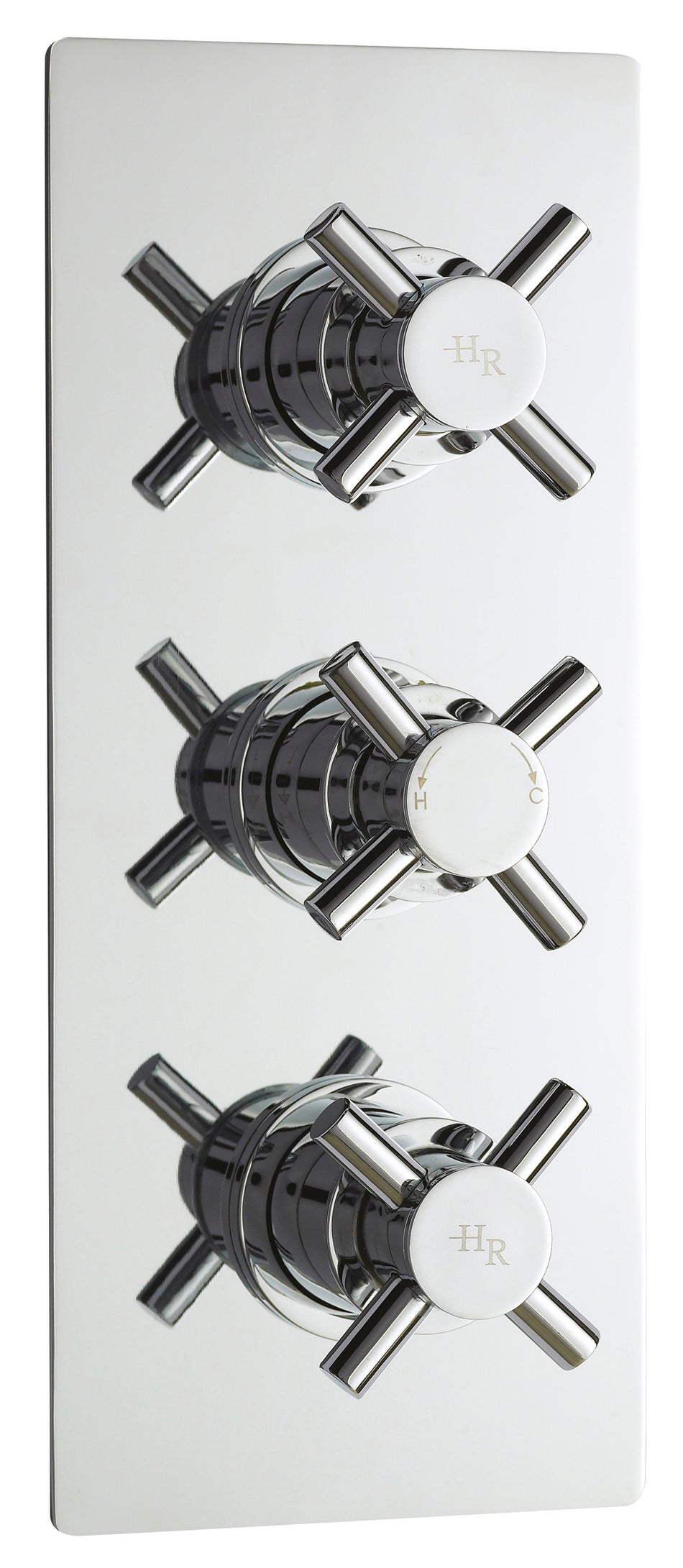 HR Tec Crosshead Triple Thermostatic Shower Valve