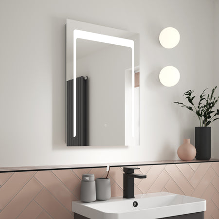 Carina 700mm x 500mm LED Mirror - Mersey Bathrooms Ltd