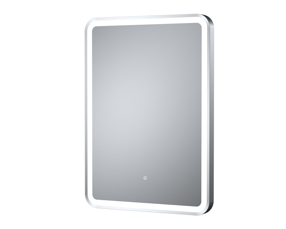 Hydrus 700mm x 500mm Silver Framed Mirror - Mersey Bathrooms Ltd