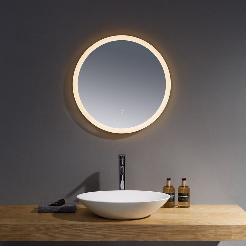 Kartell Clearlook Burleigh Rounded LED Mirror