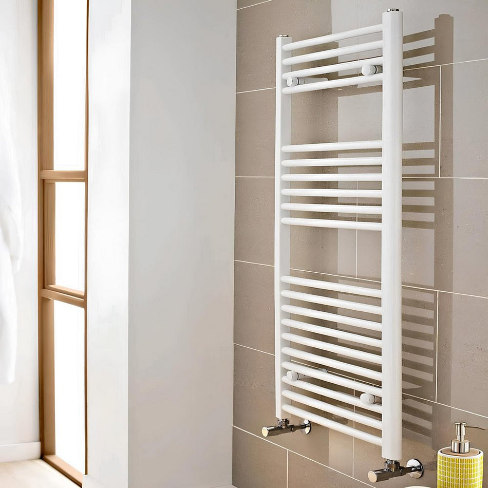 Kartell K-Rail White 22mm Straight Towel Rail