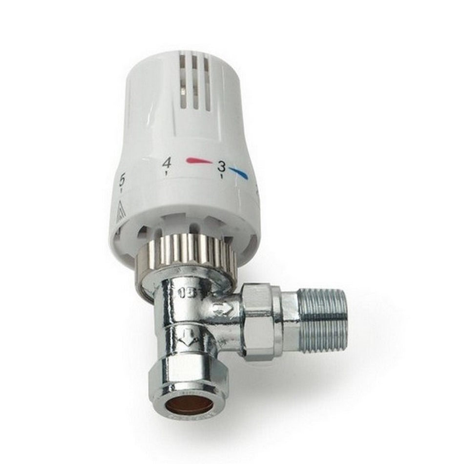 Kartell K-Therm Style Chrome Straight Thermostatic Valve