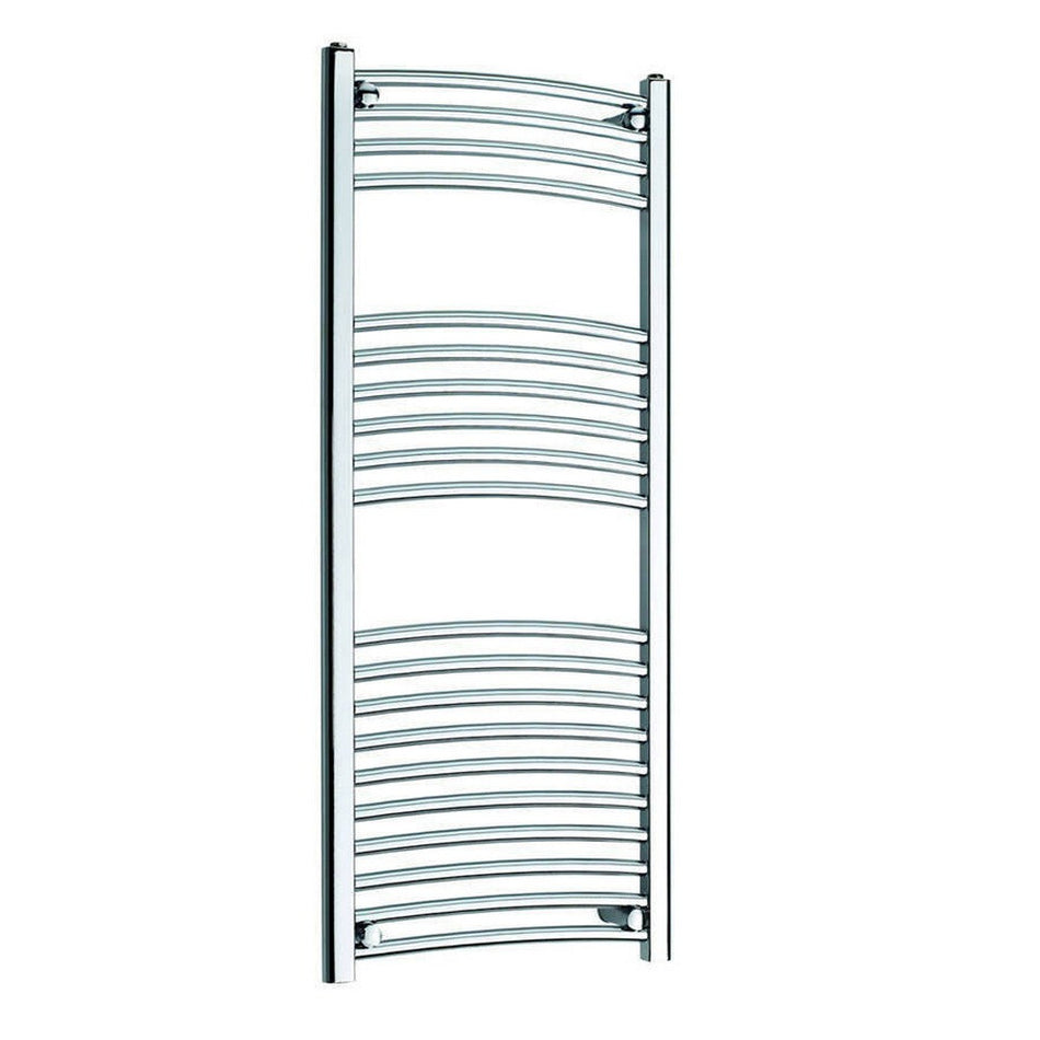 Kartell K Rail Chrome 25mm Curved Heated Towel Rail