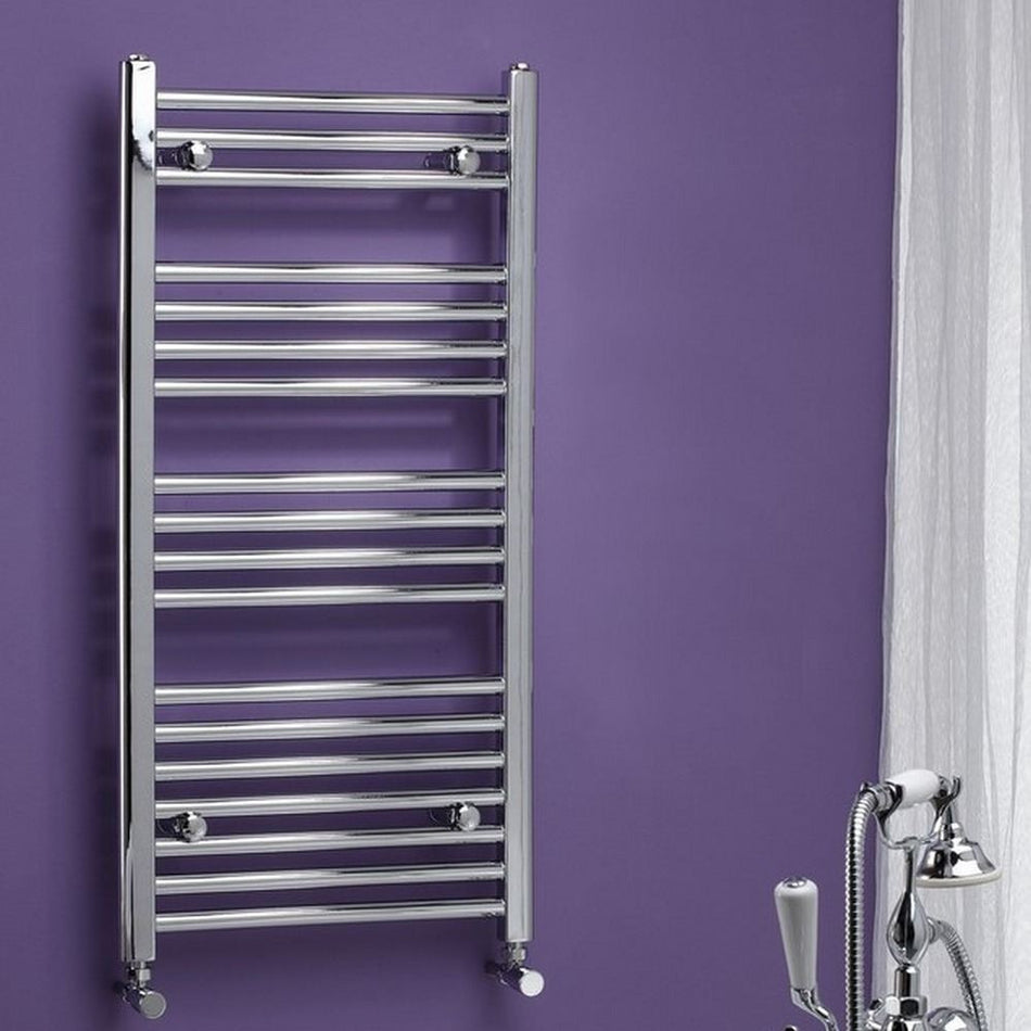 Kartell K Rail Chrome 25mm Straight Heated Towel Rail