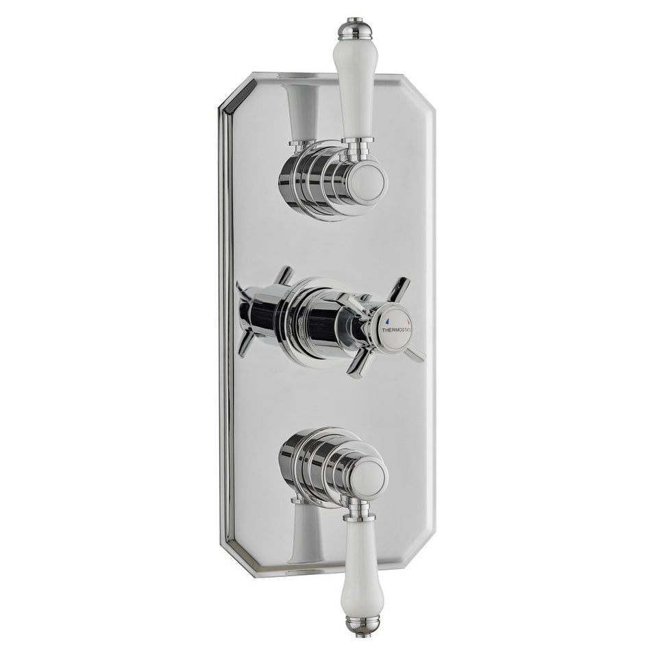 Kartell Klassique Concealed Triple Thermostatic Shower Valve with Two Way Diverter