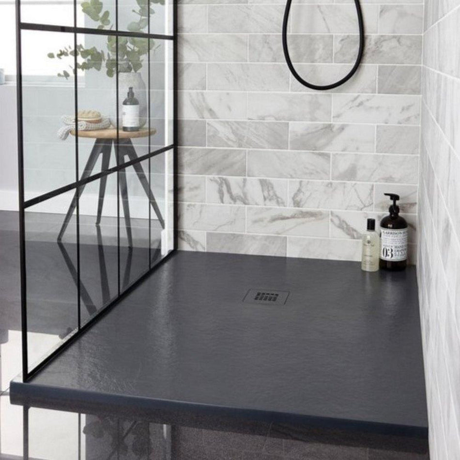 Kartell Naturals Stone Effect Rectangle Shower Tray