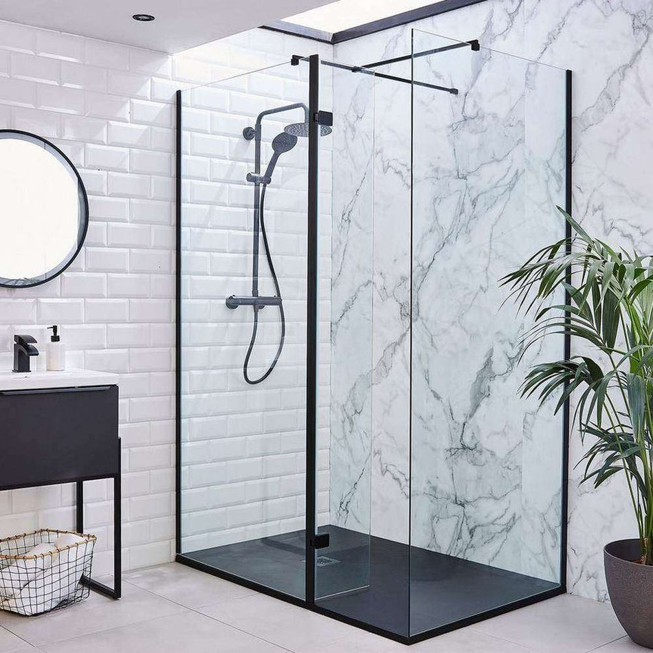 Kartell Nero Black Wetroom Screen