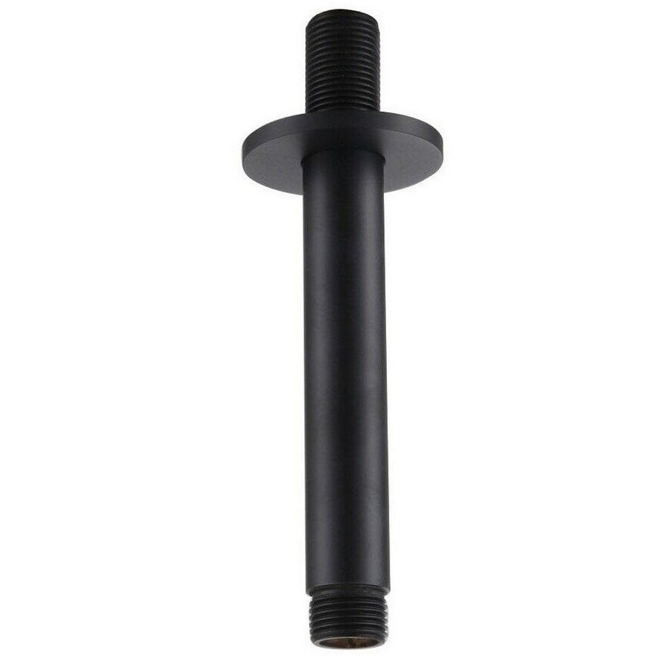 Kartell Nero Round Ceiling Mounted Shower Arm