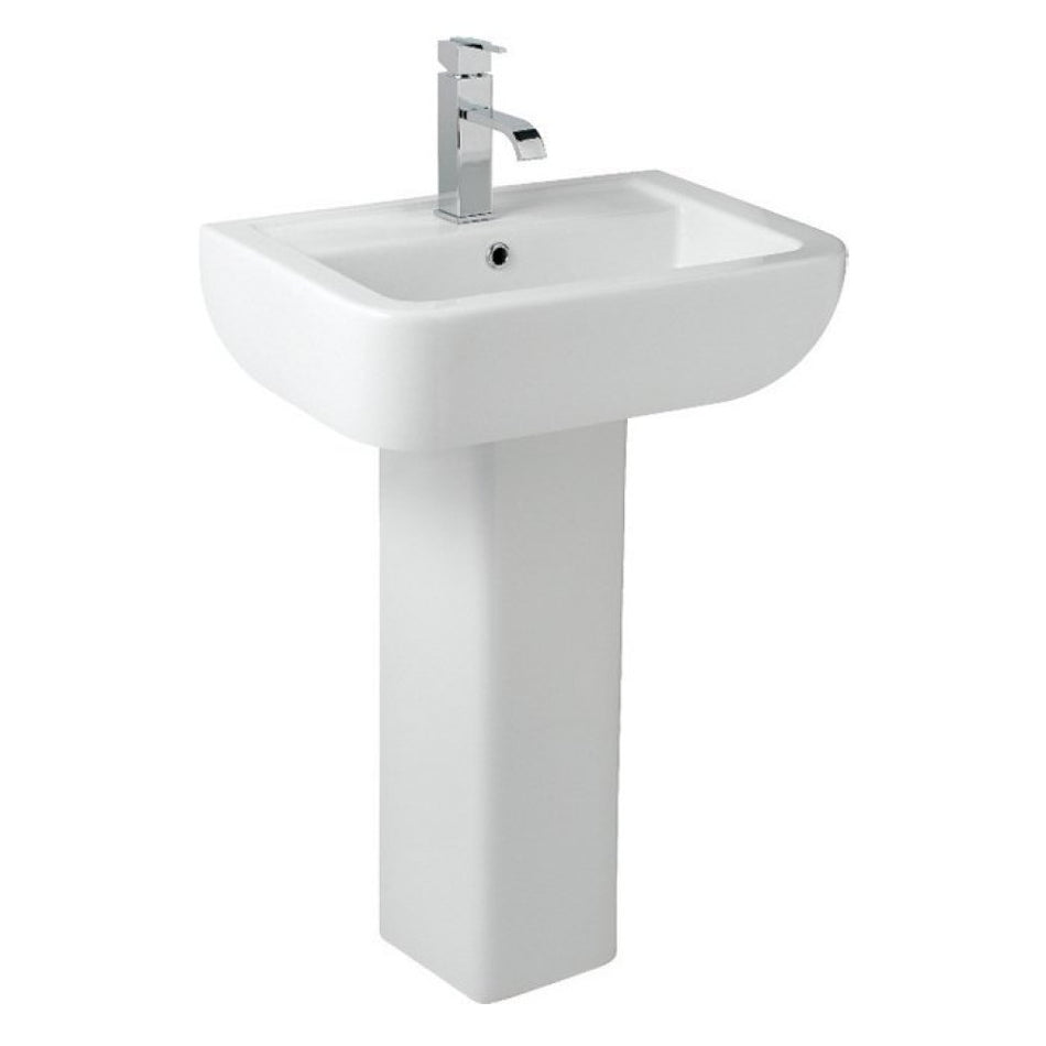 Kartell Options 600 1TH 550mm Basin & Pedestal