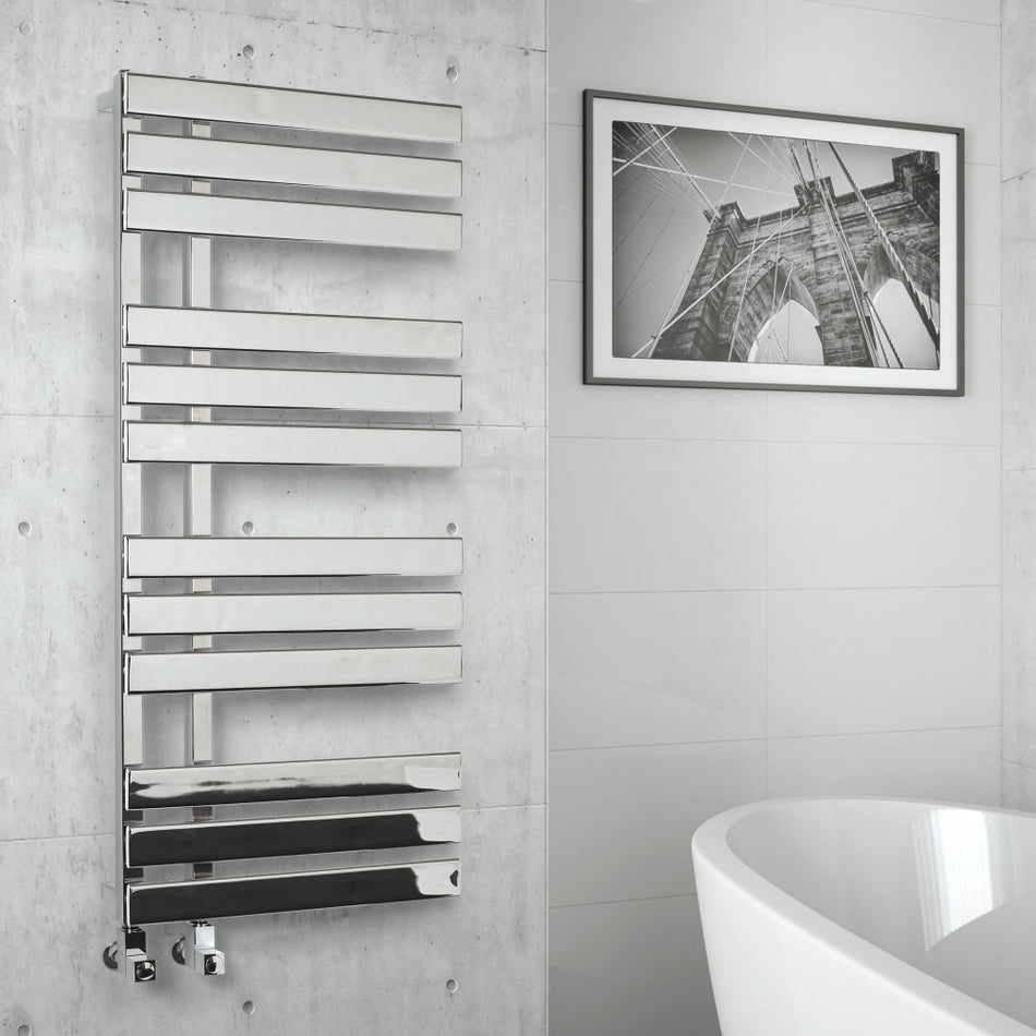 Kartell Oregon Chrome Towel Rail 1180 x 500mm