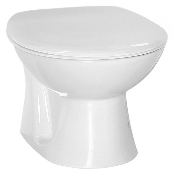 Kartell Milton Back to Wall WC Set with Seat