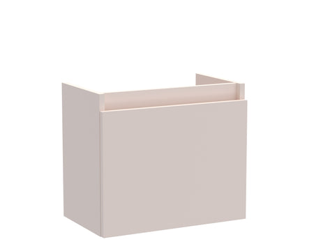 Merit Wall Hung 1 Door Vanity Unit - Slimline 500mm - Mersey Bathrooms Ltd