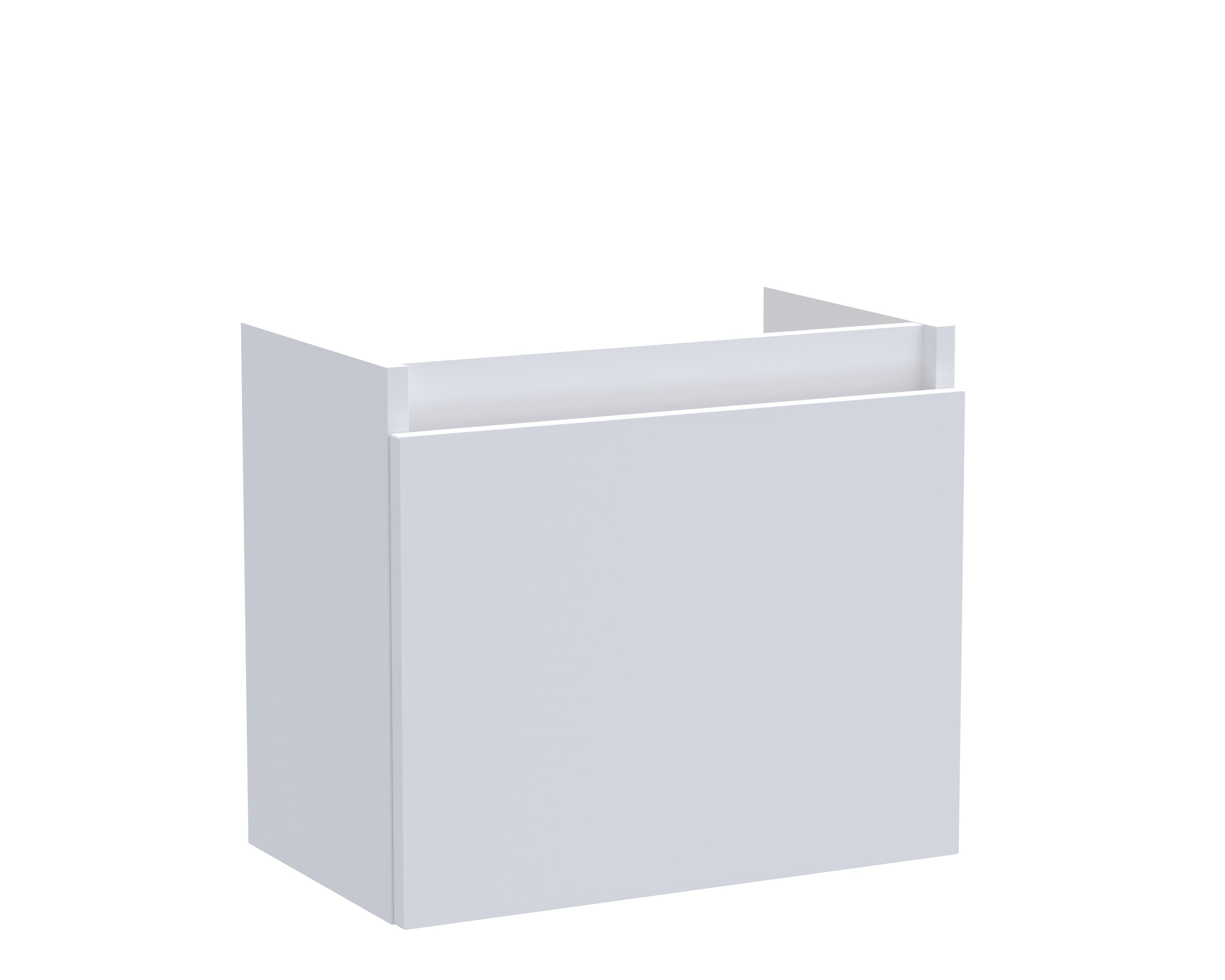 Merit Wall Hung 1 Door Vanity Unit - Slimline 500mm - Mersey Bathrooms Ltd