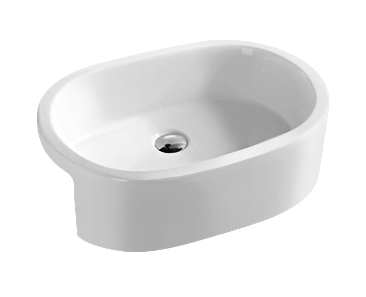 Semi-Recessed Basin 560 x 400 x 185mm - Mersey Bathrooms Ltd