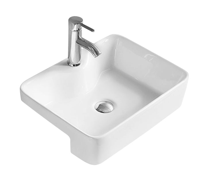 Semi-Recessed Basin 480 x 370 x 130mm - Mersey Bathrooms Ltd