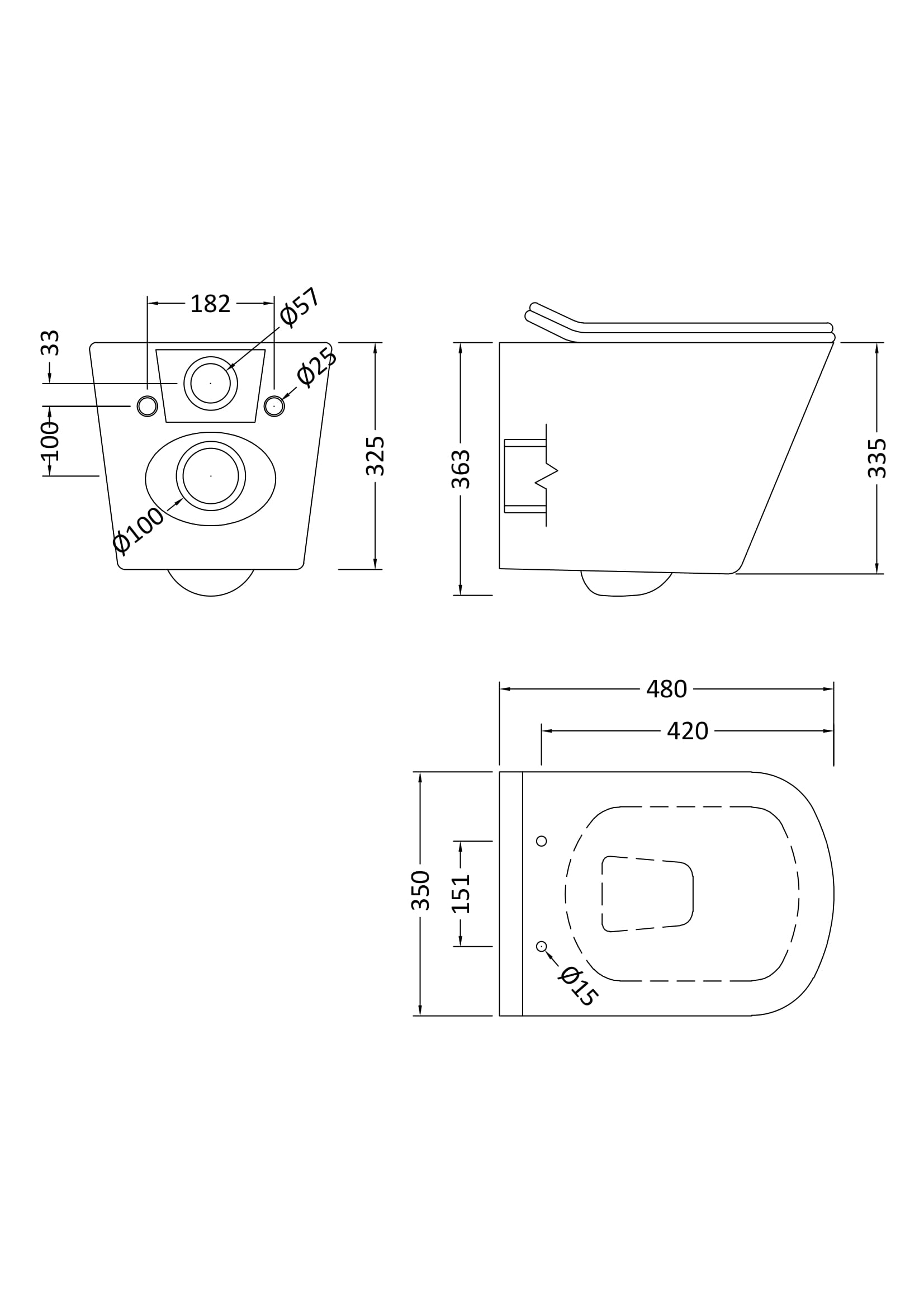 Ava Wall Hung Pan & Soft Close Seat - Mersey Bathrooms Ltd