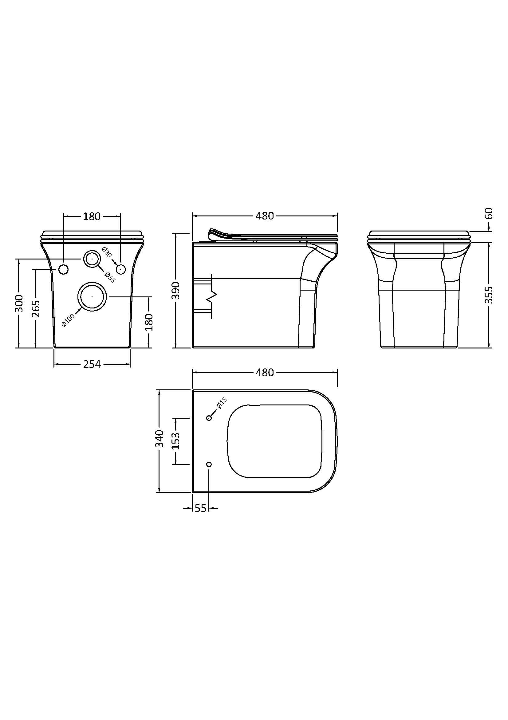 Ava Wall Hung Pan & Soft Close Seat - Mersey Bathrooms Ltd