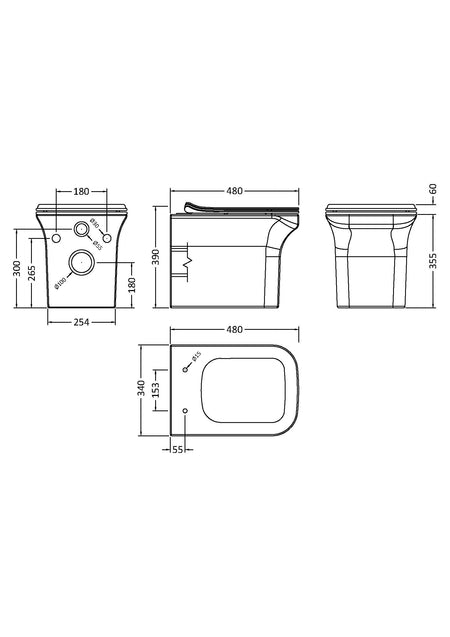 Ava Wall Hung Pan & Soft Close Seat - Mersey Bathrooms Ltd