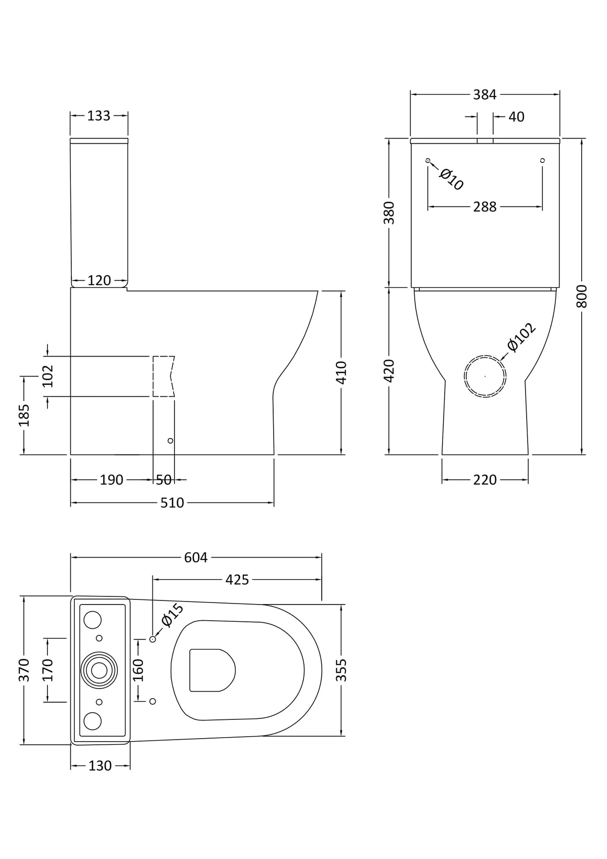 Freya Pan, Cistern & Seat - Mersey Bathrooms Ltd