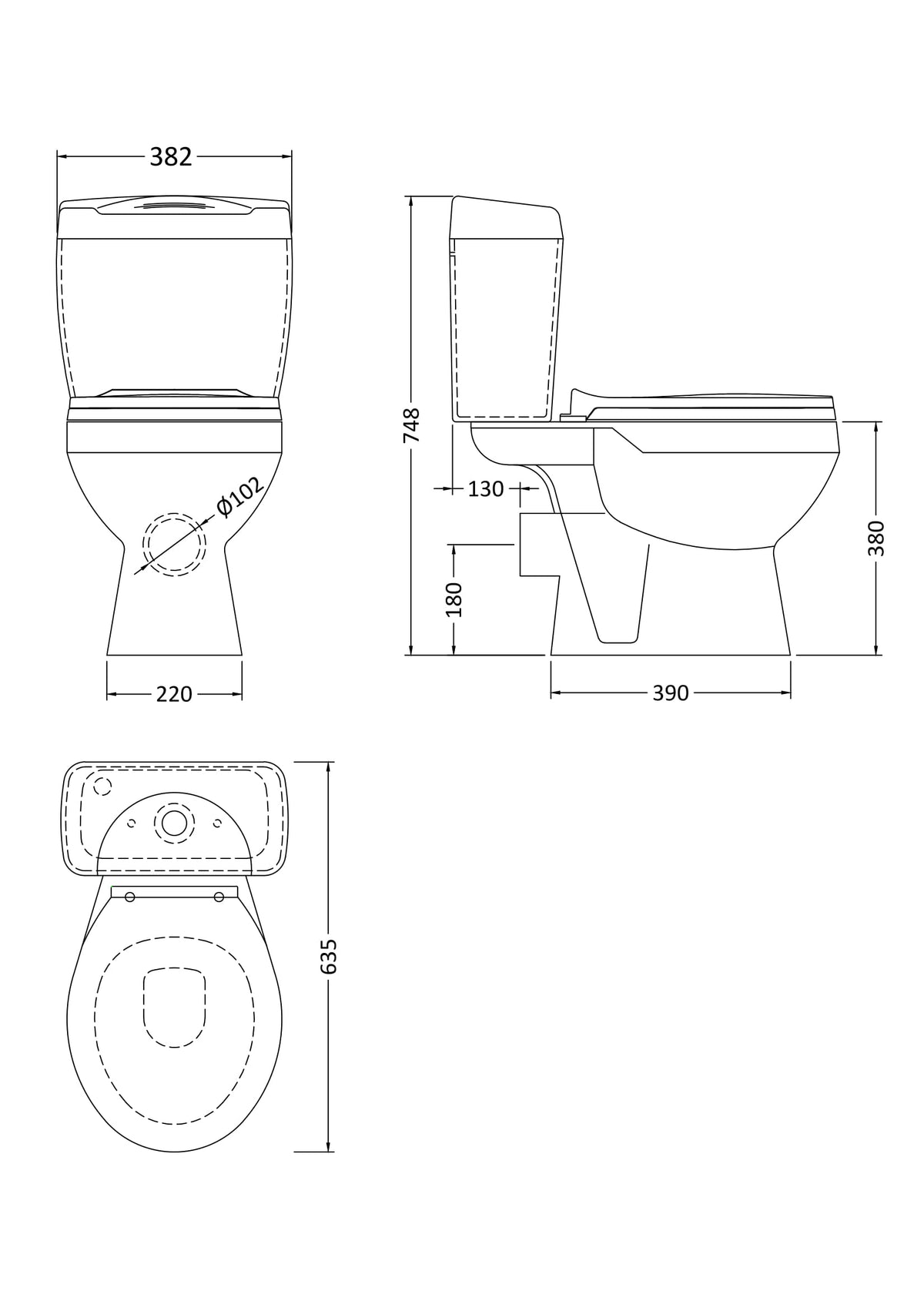 Melbourne Pan & Cistern - Mersey Bathrooms Ltd