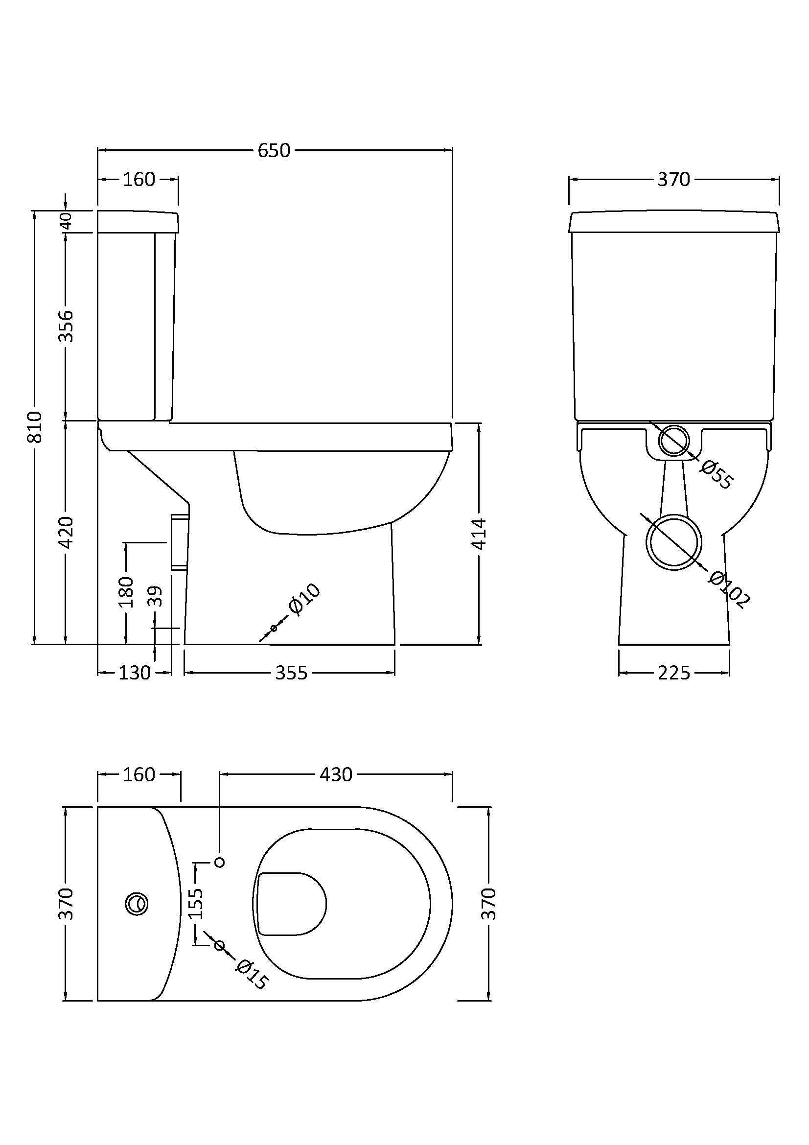 Ivo Pan & Cistern - Mersey Bathrooms Ltd