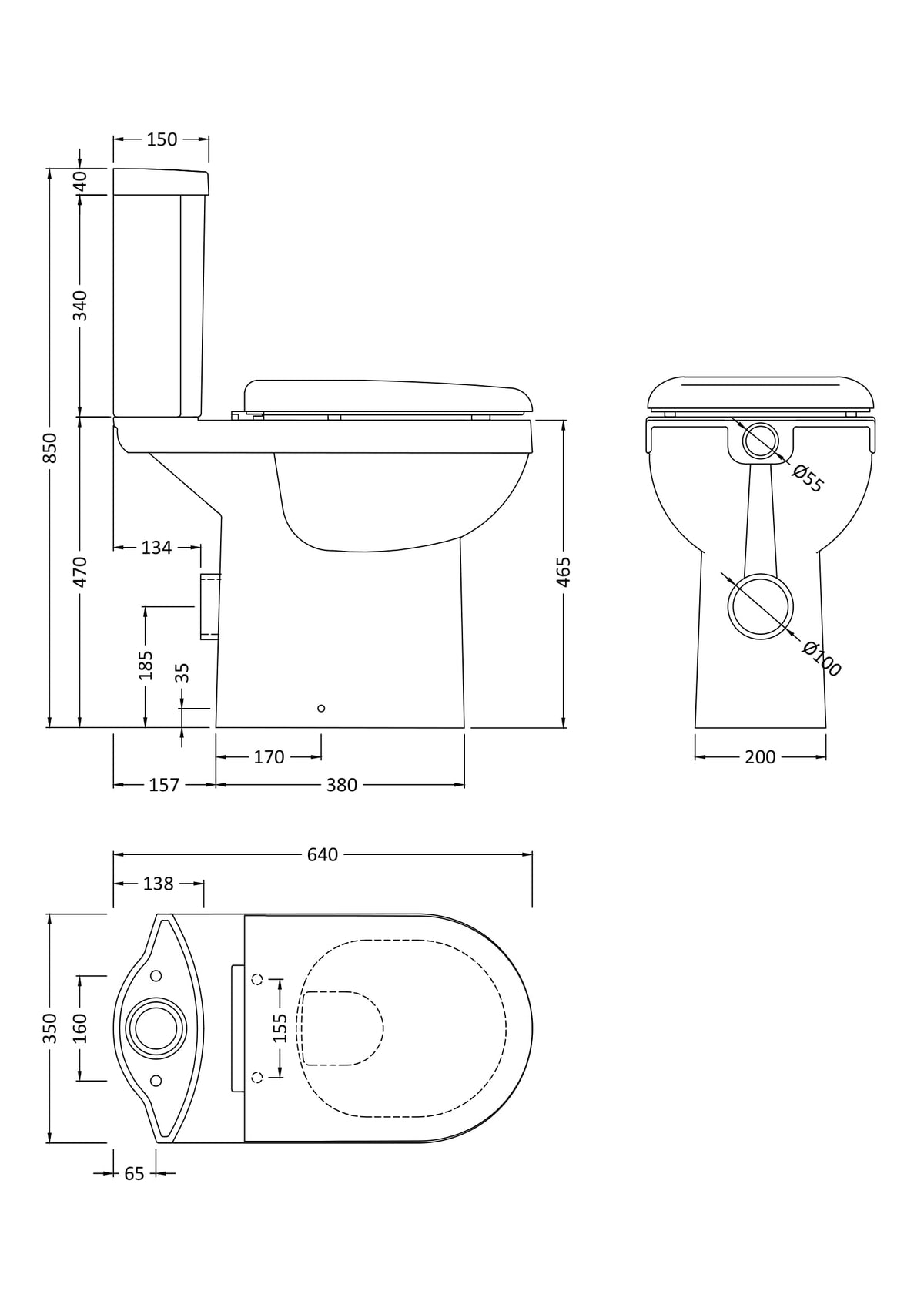 Ivo Comfort Height Pan & Cistern - Mersey Bathrooms Ltd