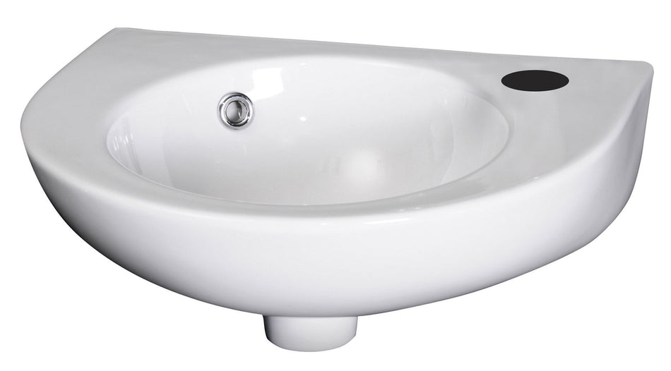 Melbourne 450mm Wall Hung Basin - Mersey Bathrooms Ltd