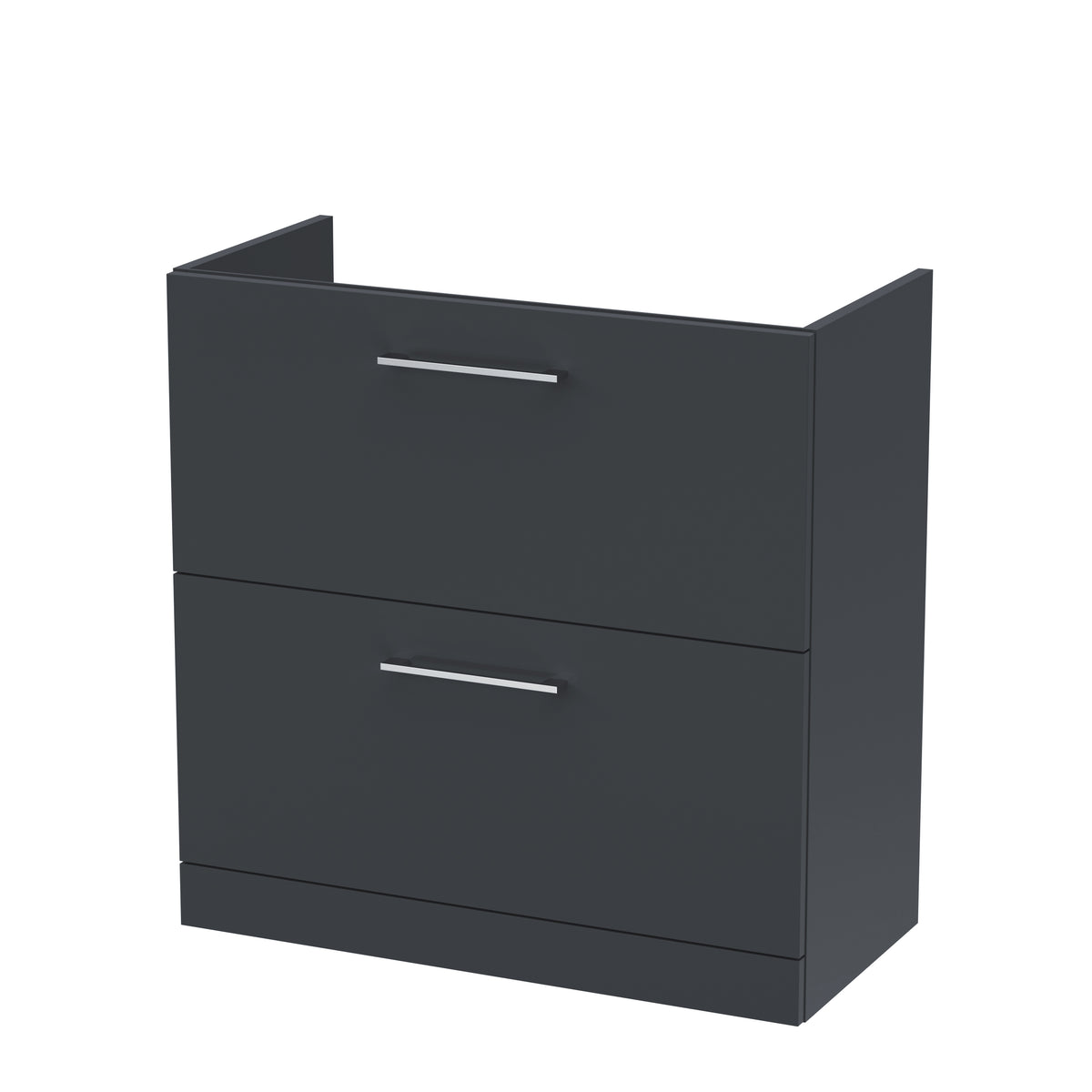 Arno 800mm Floor Standing 2-Drawer Unit - Mersey Bathrooms Ltd