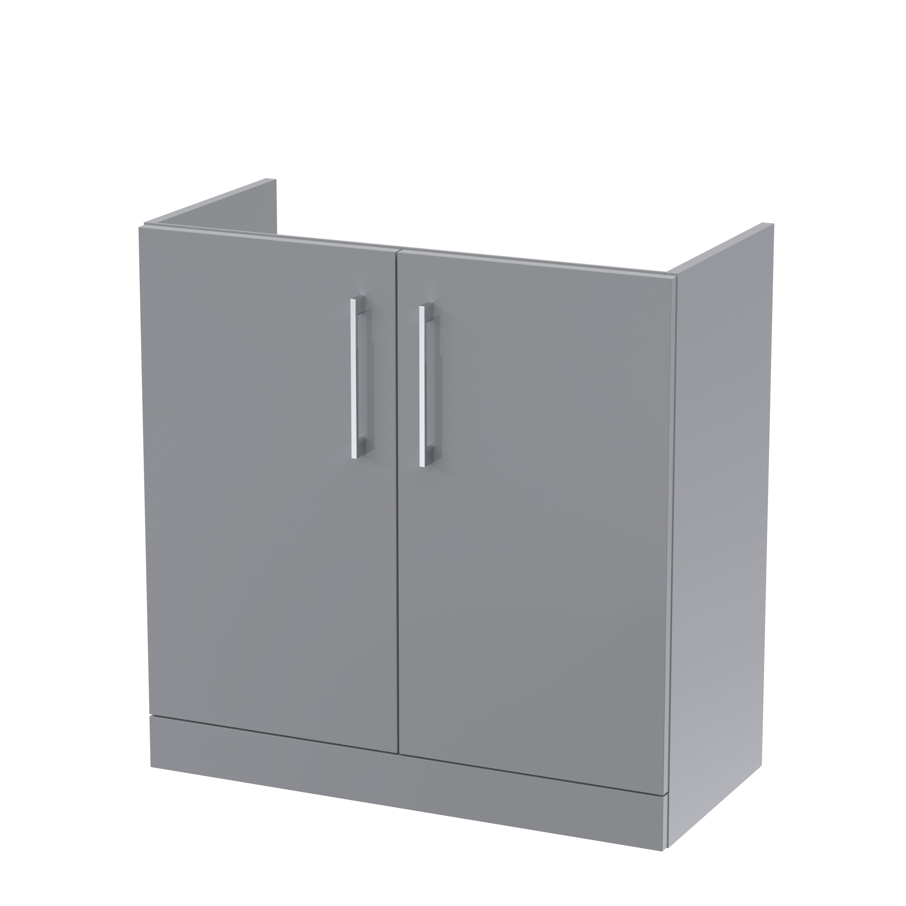 Arno 800mm Floor Standing 2-Door Unit - Mersey Bathrooms Ltd