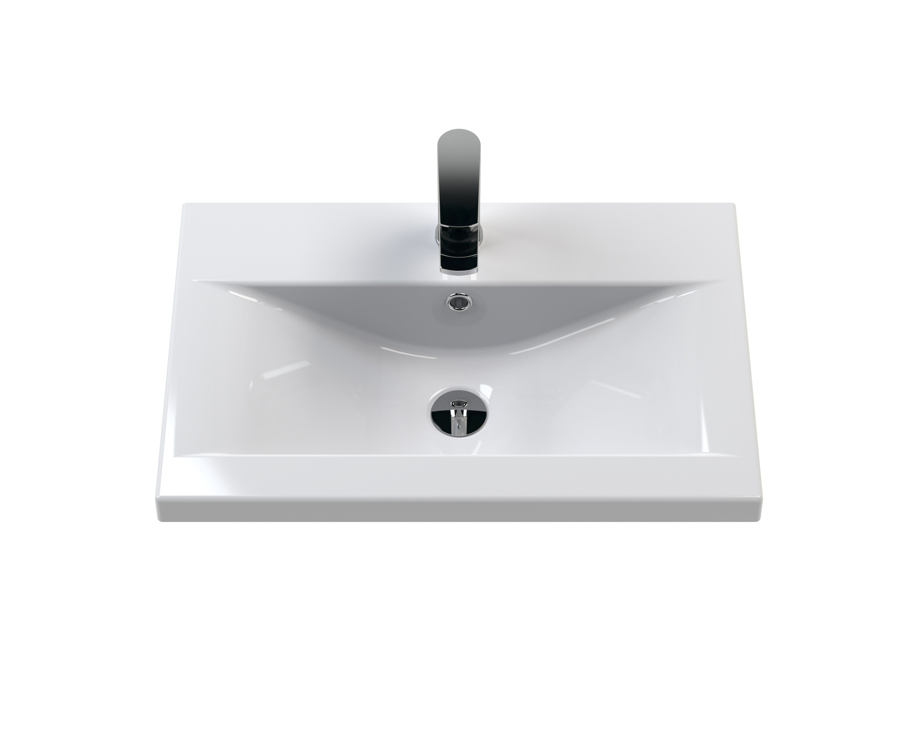 Arno 600mm Floor Standing 2-Door Vanity & Mid-Edge Basin - Mersey Bathrooms Ltd