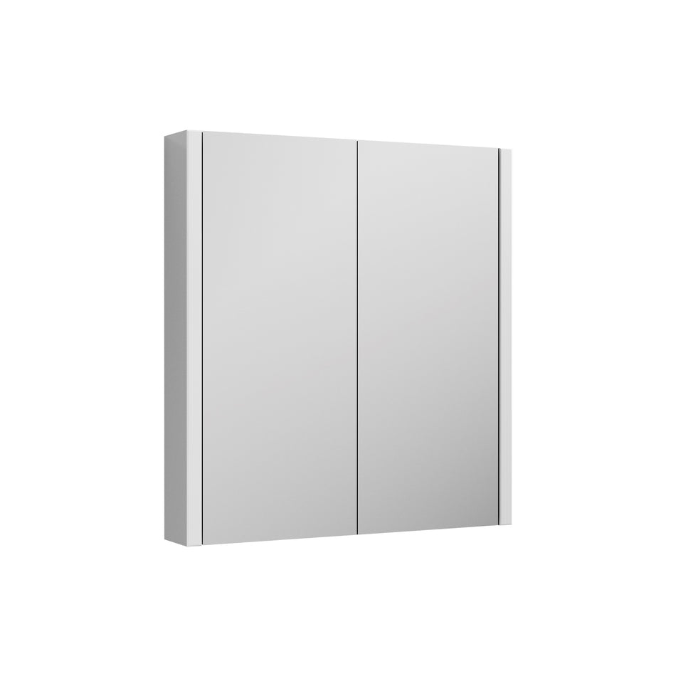 Eden Wall Hung 2 Door Mirror Cabinet 600mm - Mersey Bathrooms Ltd