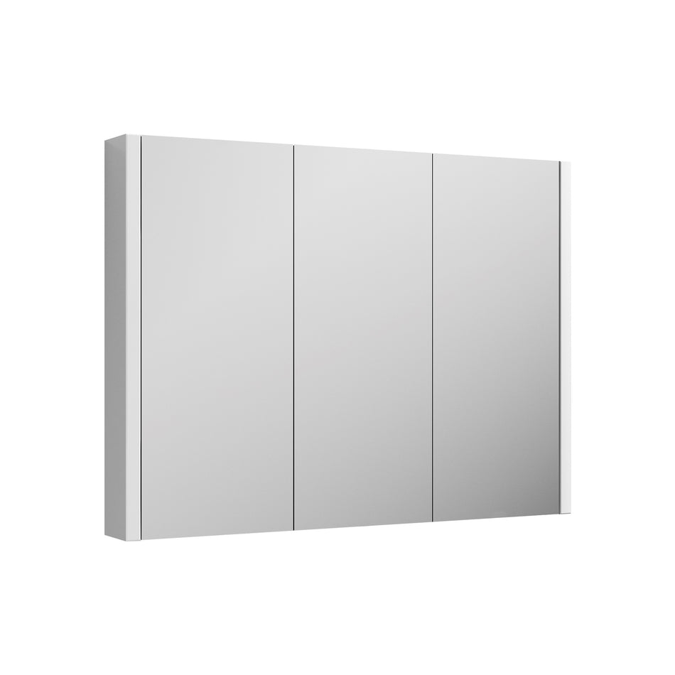 Eden Wall Hung 3 Door Mirror Cabinet 900mm - Mersey Bathrooms Ltd