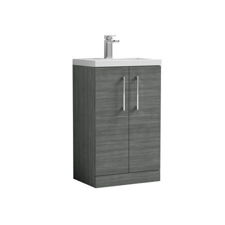 Arno Floor Standing 2-Door Vanity & Ceramic Basin 500mm - Mersey Bathrooms Ltd