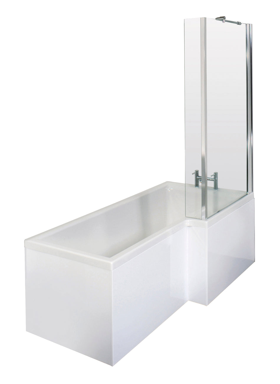 Right Hand Square Shower Bath Set