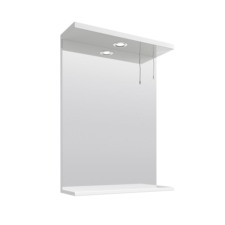 Mayford Wall Hung Mirror with 1 Light 550mm