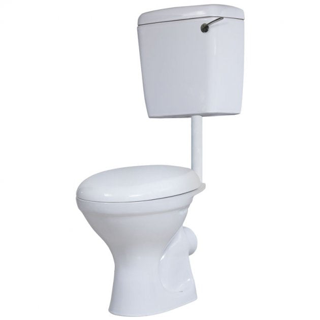 Prestige Berwick Low Level Toilet with Bottom Feed Lever Cistern And Soft Close Seat