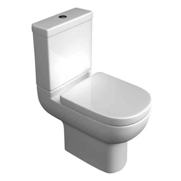 Prestige Studio Close Coupled Toilet With Cistern And Soft Close Seat