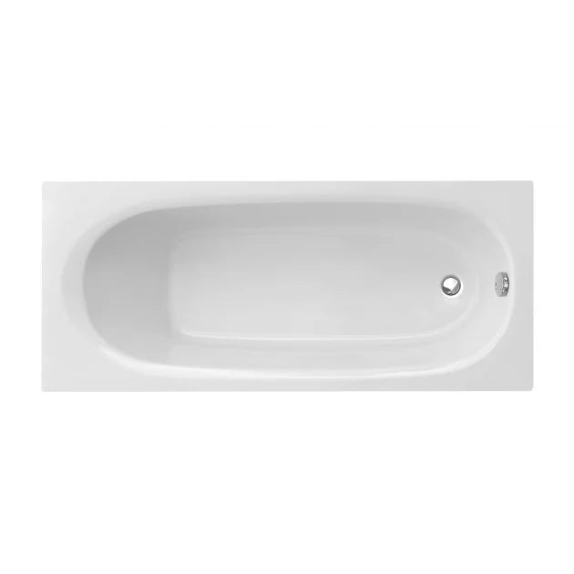 Prestige G4K Rectangular Single Ended Acrylic Bath 1400mm x 700mm - 2 Tap Hole