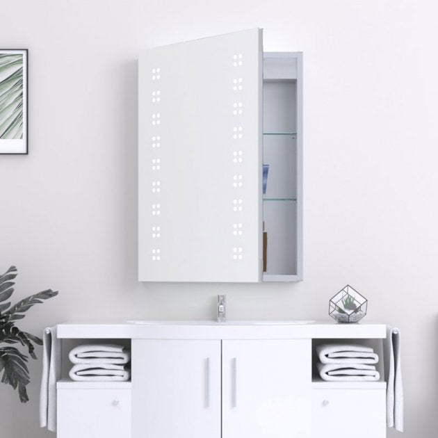 Kartell Kandy 500 x 700 LED Illuminated Mirrored Bathroom Cabinet